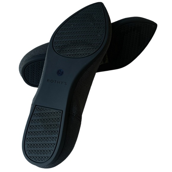 Rothy's The Point Flats Cloud Gray Birdseye Size 9.5 - Picture 5 of 7